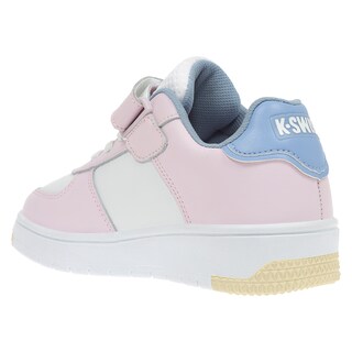 Foto 3 | Tenis K-Swiss Salt 2 Blancos con Rosa para Niña