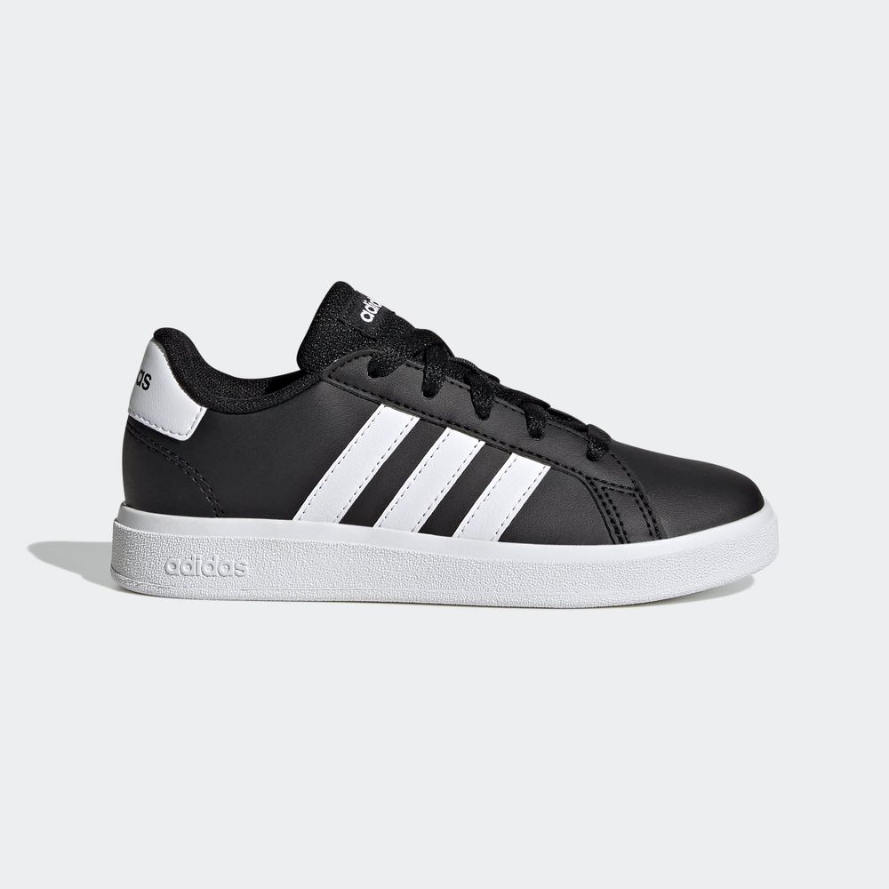 Foto 3 pulgar | Tenis Adidas Grand Court Negros Juvenil