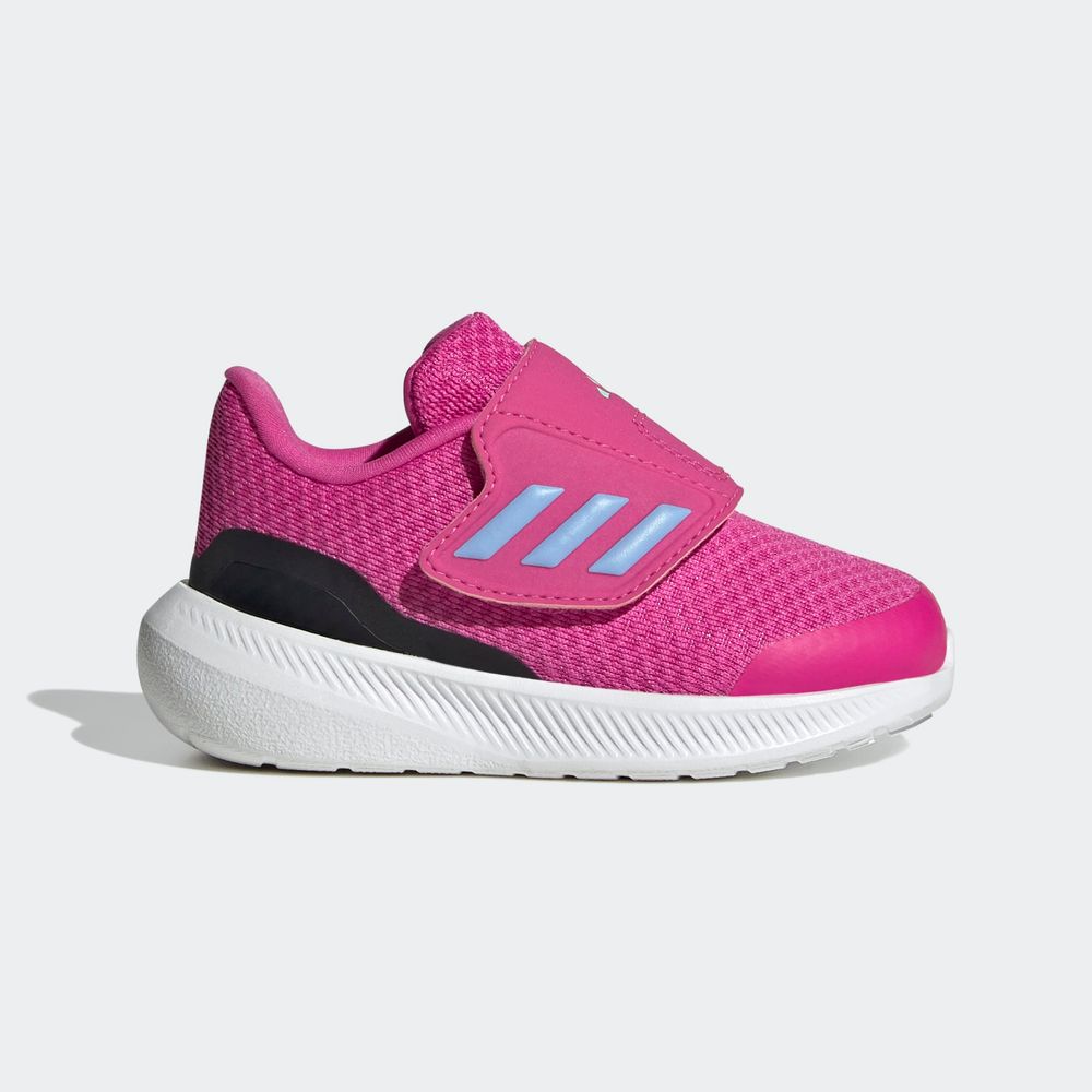 Foto 3 pulgar | Tenis Adidas Run Falcon 3.0 Tira Ajustable de Cierre por Contacto Azul para Niños