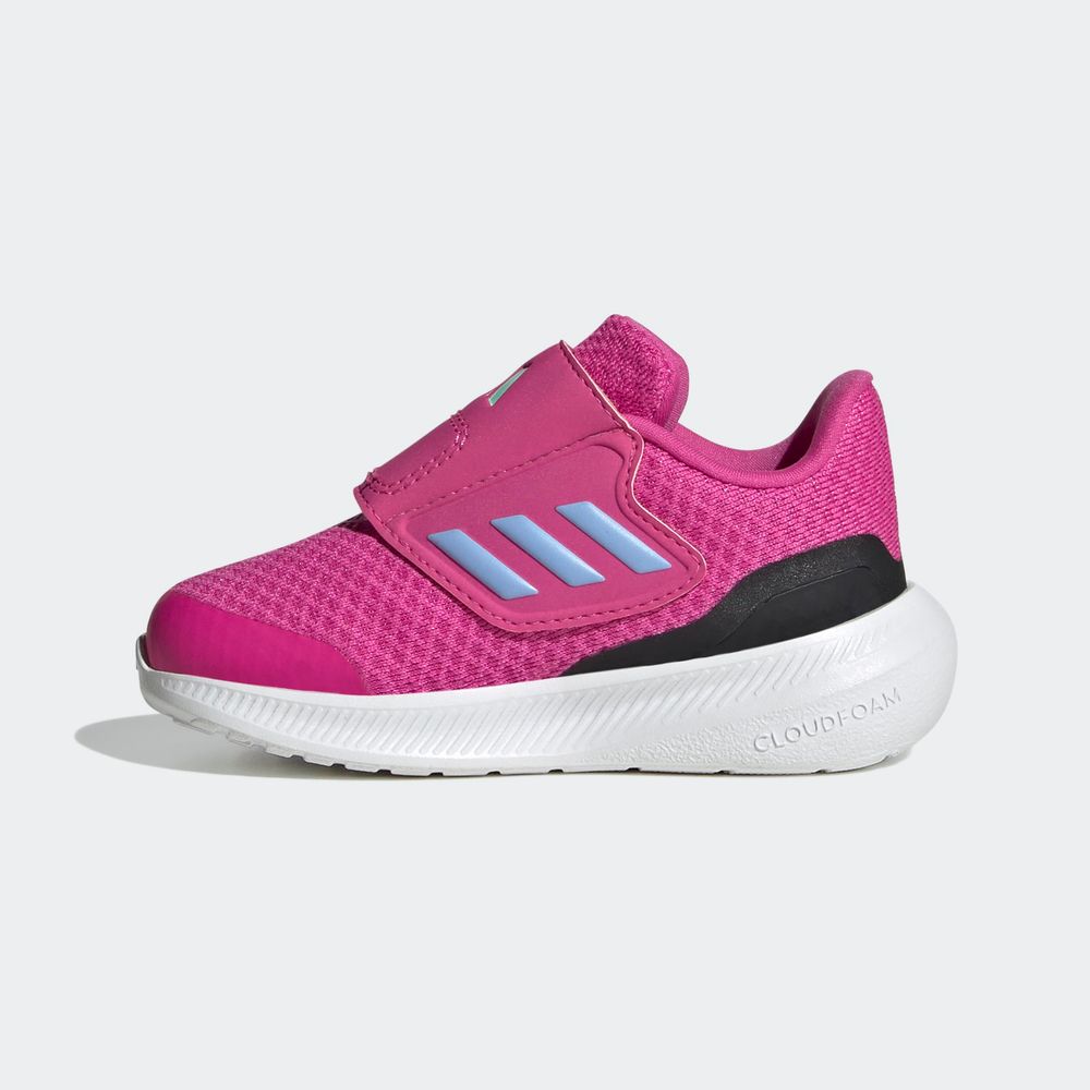 Foto 4 pulgar | Tenis Adidas Run Falcon 3.0 Tira Ajustable de Cierre por Contacto Azul para Niños