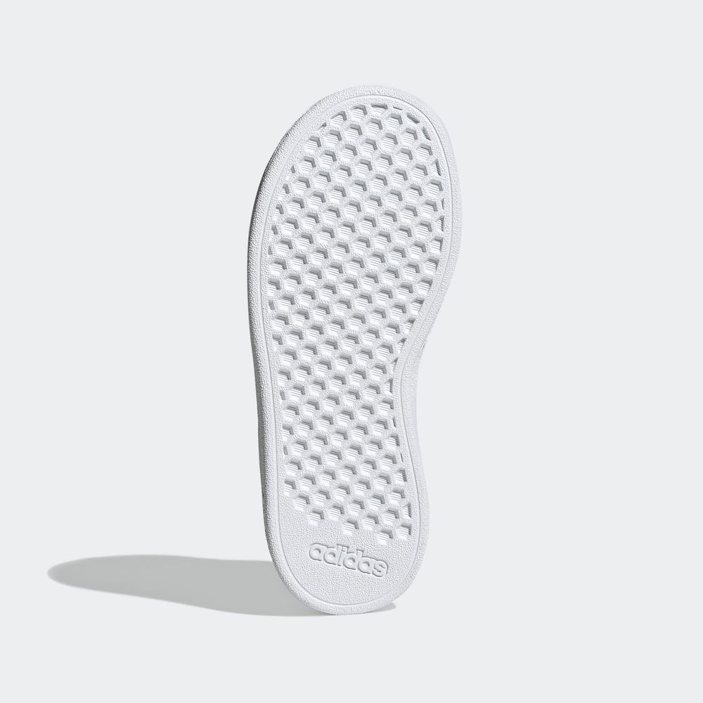 Foto 6 pulgar | Tenis Adidas Grand Court Lifestyle Blancos para Niña
