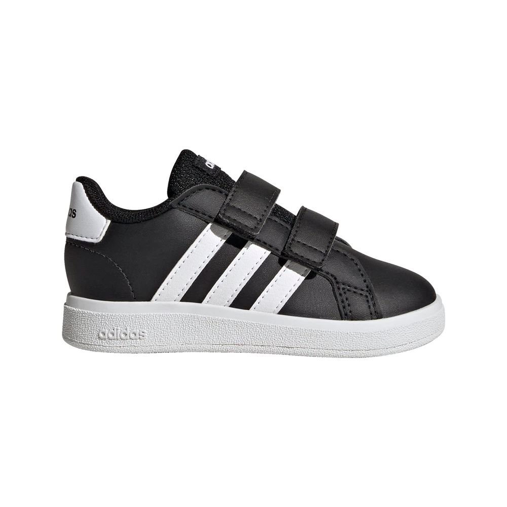 Foto 1 | Tenis Adidas Grand Court Lifestyle Cierre por Contacto Adidas Negro para Niños