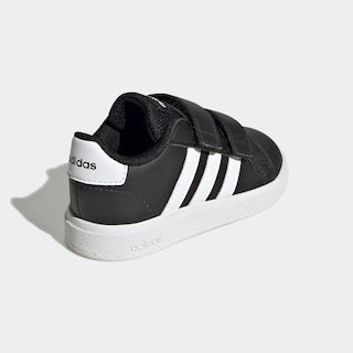 Foto 7 | Tenis Adidas Grand Court Lifestyle Cierre por Contacto Adidas Negro para Niños