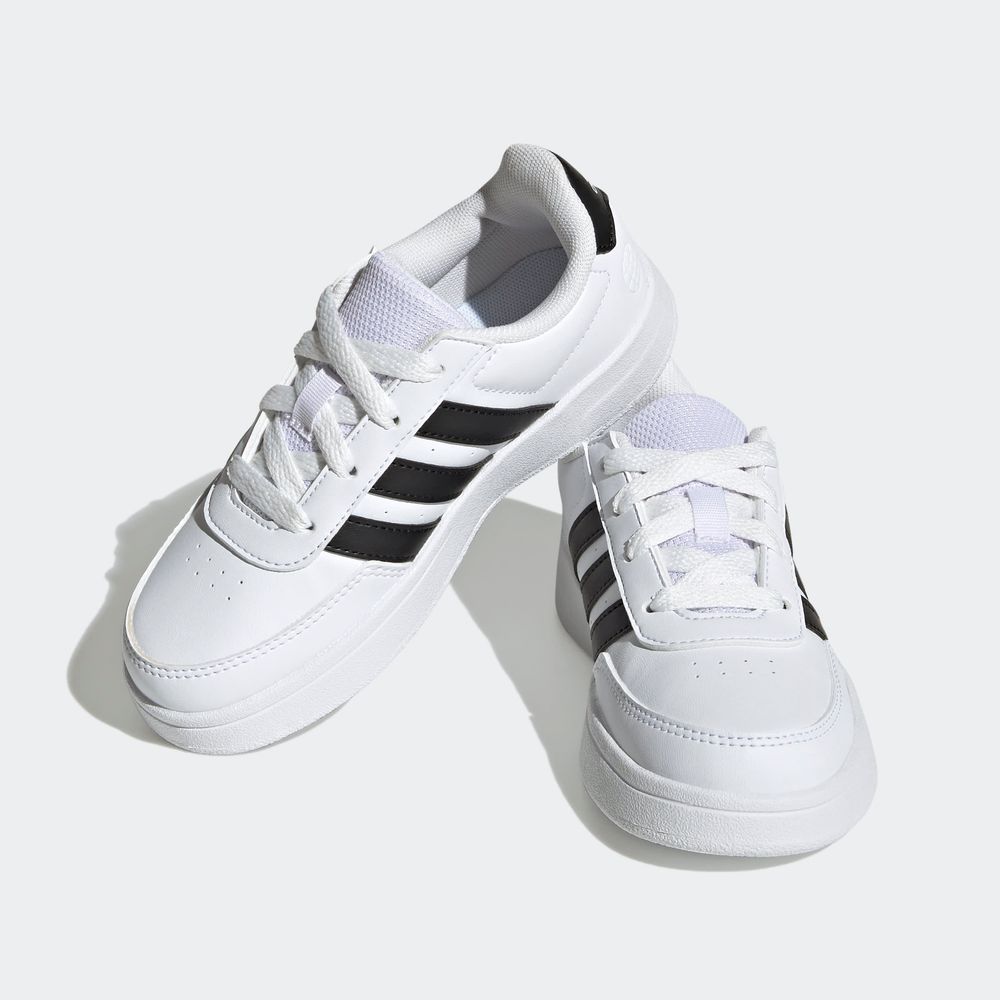 Foto 7 pulgar | Tenis Adidas Breaknet Lifestyle Court Blancos para Niño