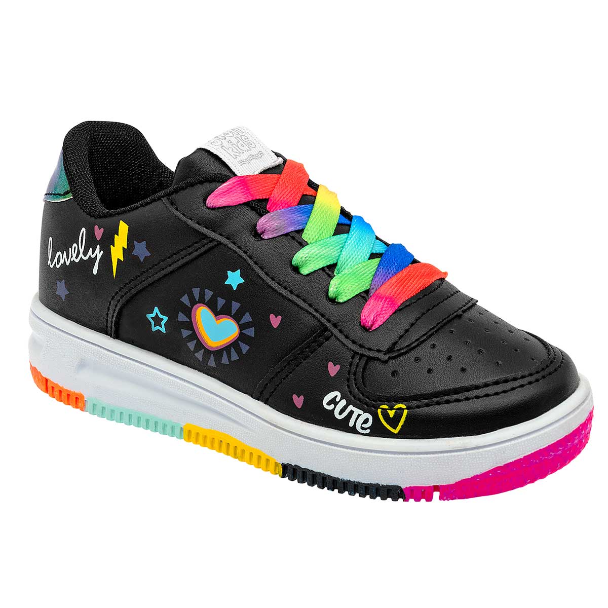 Tenis Urbanos Gosh Negros para Nina Coppel