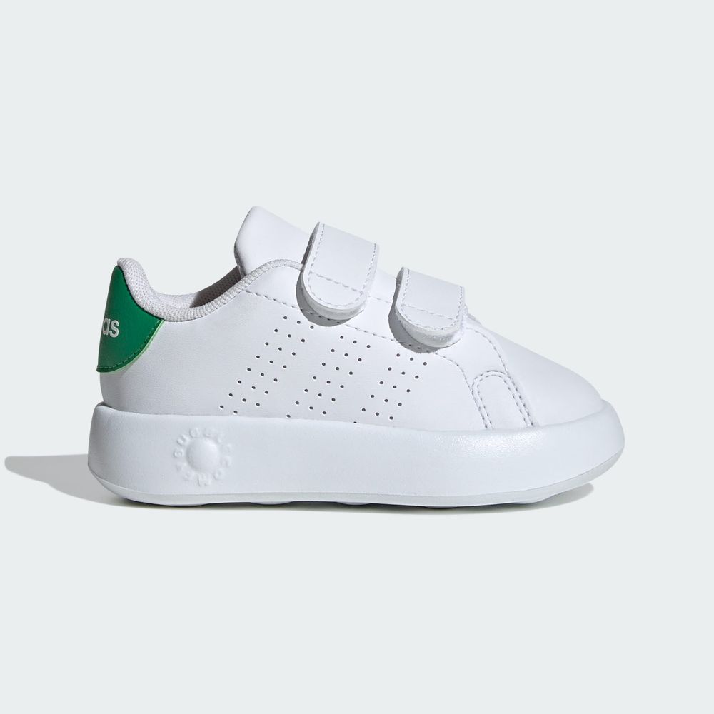 Foto 3 pulgar | Tenis Adidas Advantage Blancos para Niño