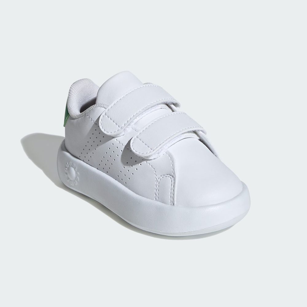 Foto 7 pulgar | Tenis Adidas Advantage Blancos para Niño