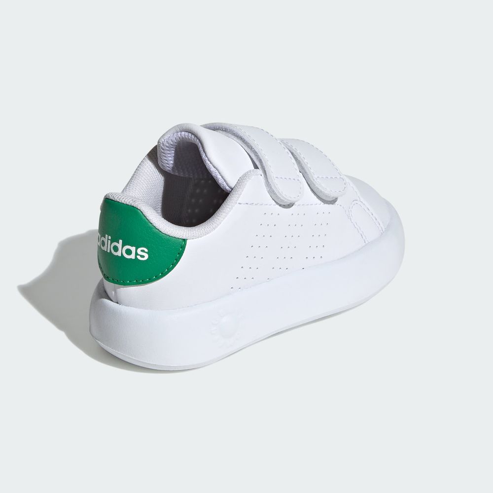 Foto 8 pulgar | Tenis Adidas Advantage Blancos para Niño
