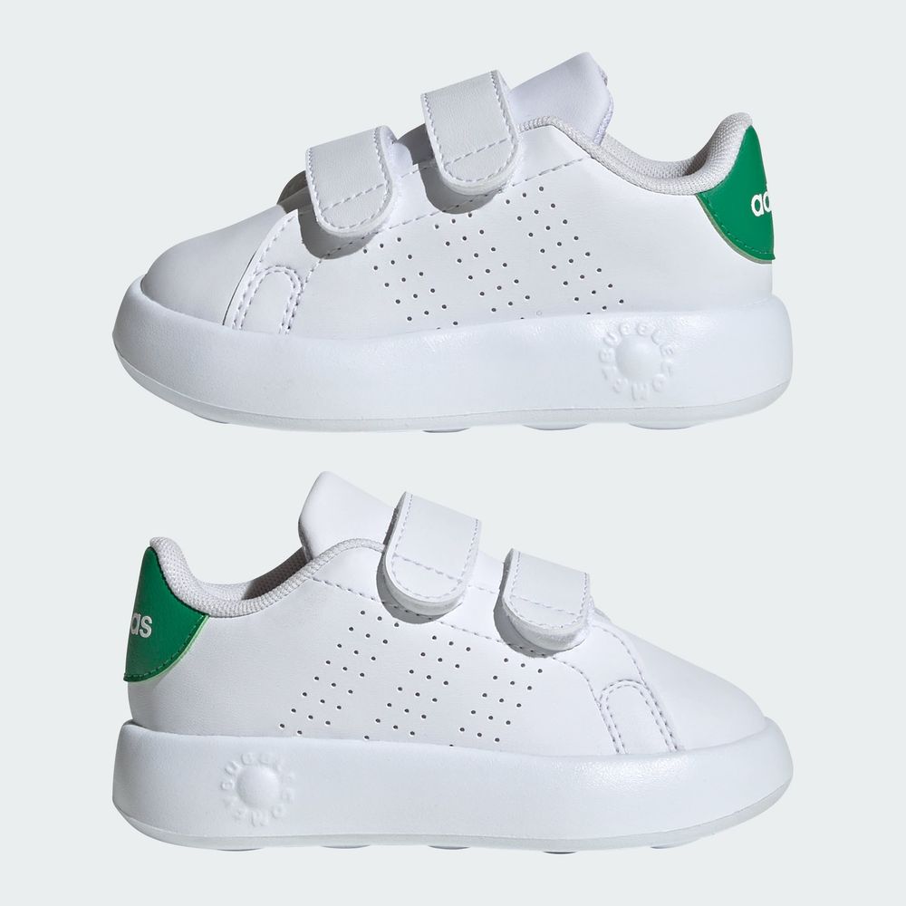 Foto 9 pulgar | Tenis Adidas Advantage Blancos para Niño