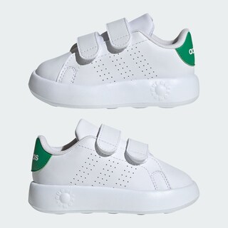 Foto 8 | Tenis Adidas Advantage Blancos para Niño