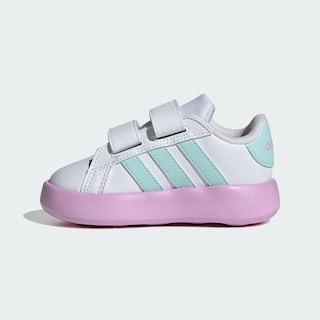 Foto 3 | Tenis Adidas Grand Court 2.0 Blancos para Bebé Niño