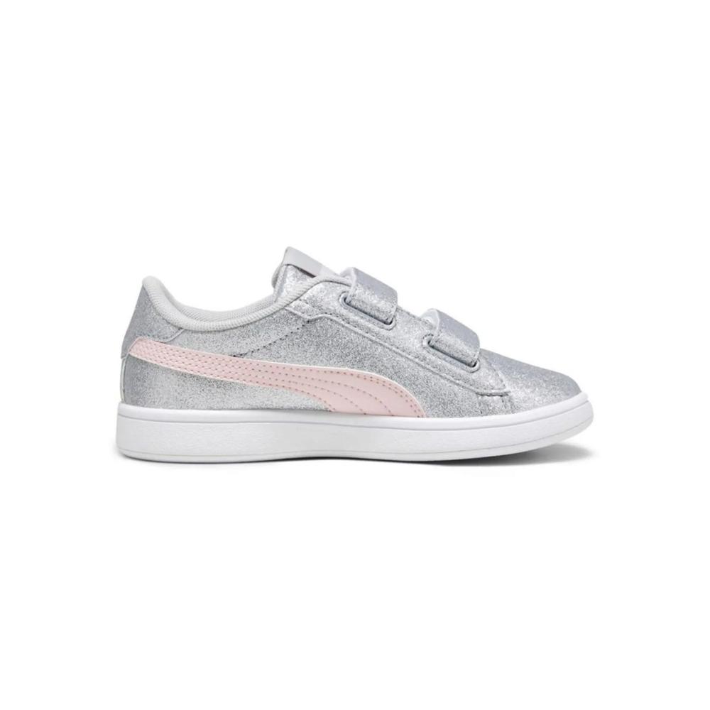 Foto 5 pulgar | Tenis Puma Smash 3.0 Glitz 394688 02 Plateados