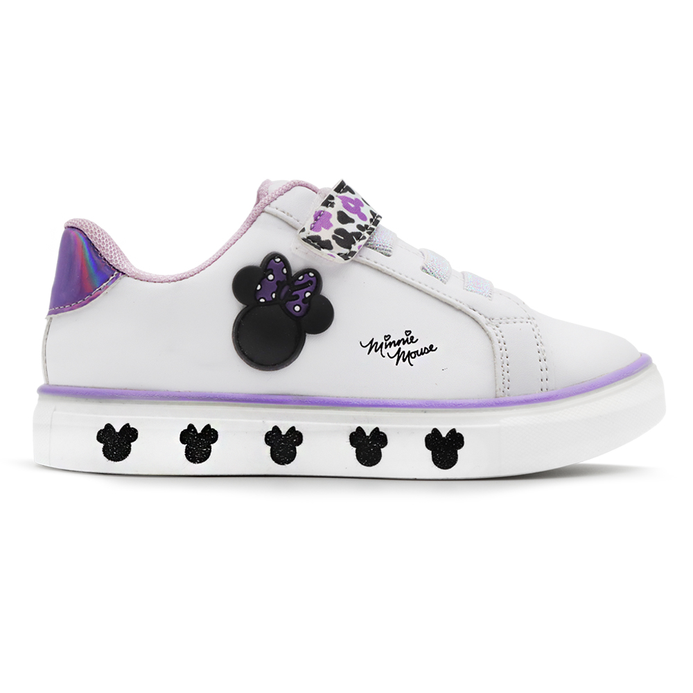 Foto 2 pulgar | Tenis Disney Minnie Mouse Blancos para Niña