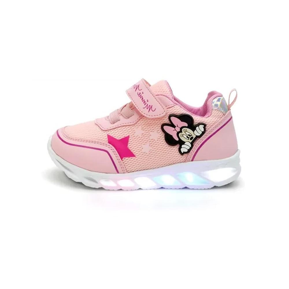 Tenis Tropicana Minnie Mouse Con Luces Rosa Dy95007 Rosa