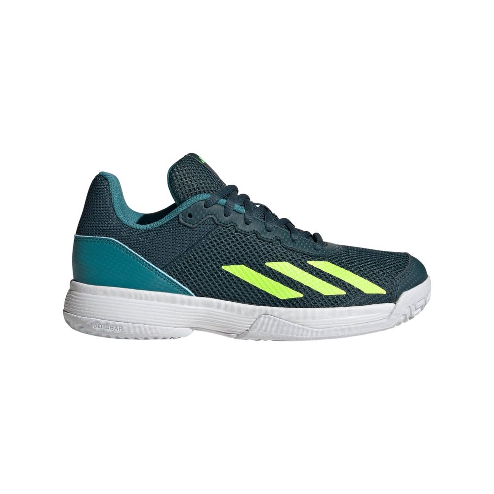 Tenis Courtflash Para Tenis Adidas Turquesa Niños