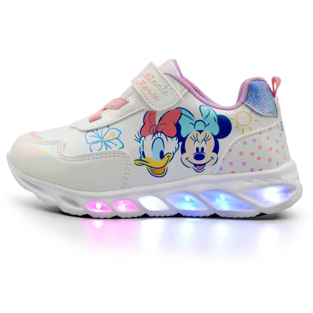 Tenis Disney Minnie & Daisy Con Luces Para Niña