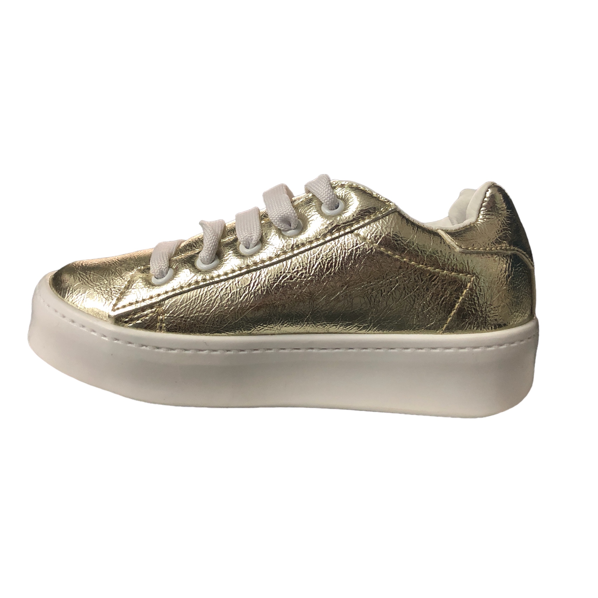 Foto 4 | Tenis Casuales Gosh Dorados para Niña