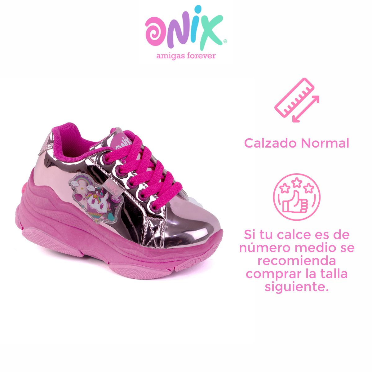 Foto 4 pulgar | Tenis Onix Rosas con Ruedas para Niña