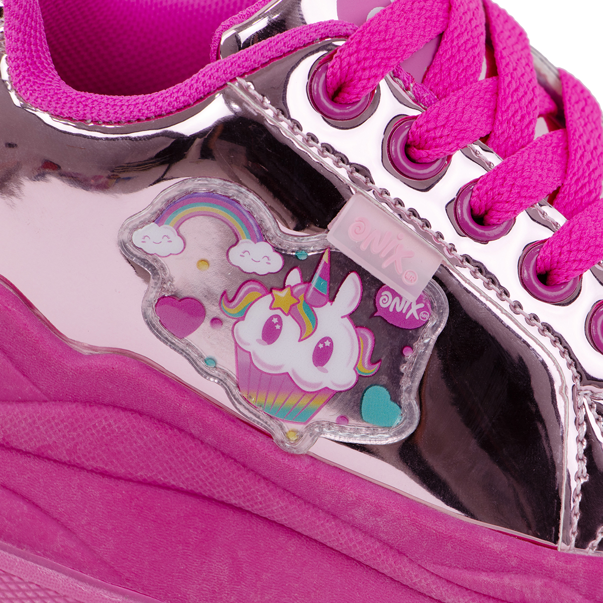 Foto 8 pulgar | Tenis Onix Rosas con Ruedas para Niña