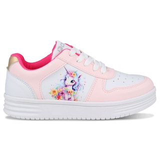 Foto 2 | Tenis Choclo Dominiq 2449 Color Blanco/rosa Para Niña