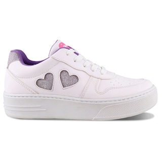 Foto 2 | Tenis Casuales Dominiq 2467 Color Blanco/lila Para Niña