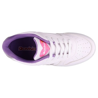 Foto 4 | Tenis Casuales Dominiq 2467 Color Blanco/lila Para Niña