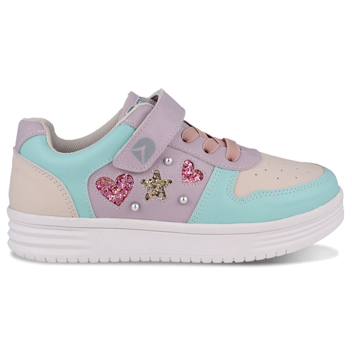 Foto 2 | Tenis Choclo Dominiq 2447 Color Lila/aqua Para Niña