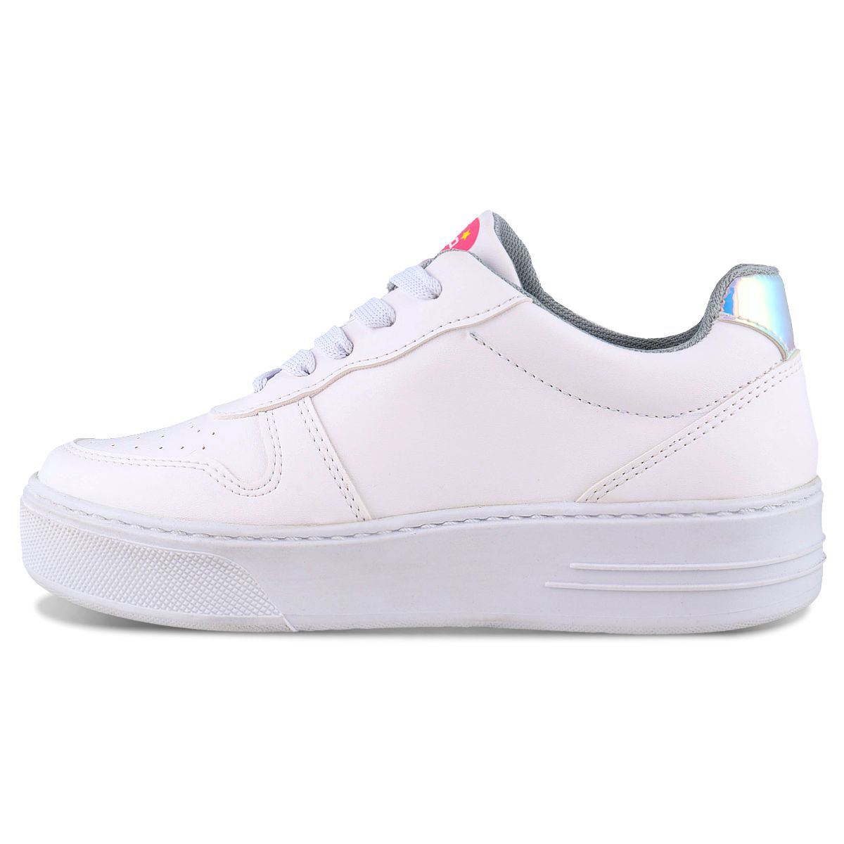 Foto 4 pulgar | Tenis Casuales Dominiq 2467 Color Blanco/rosa Para Niña
