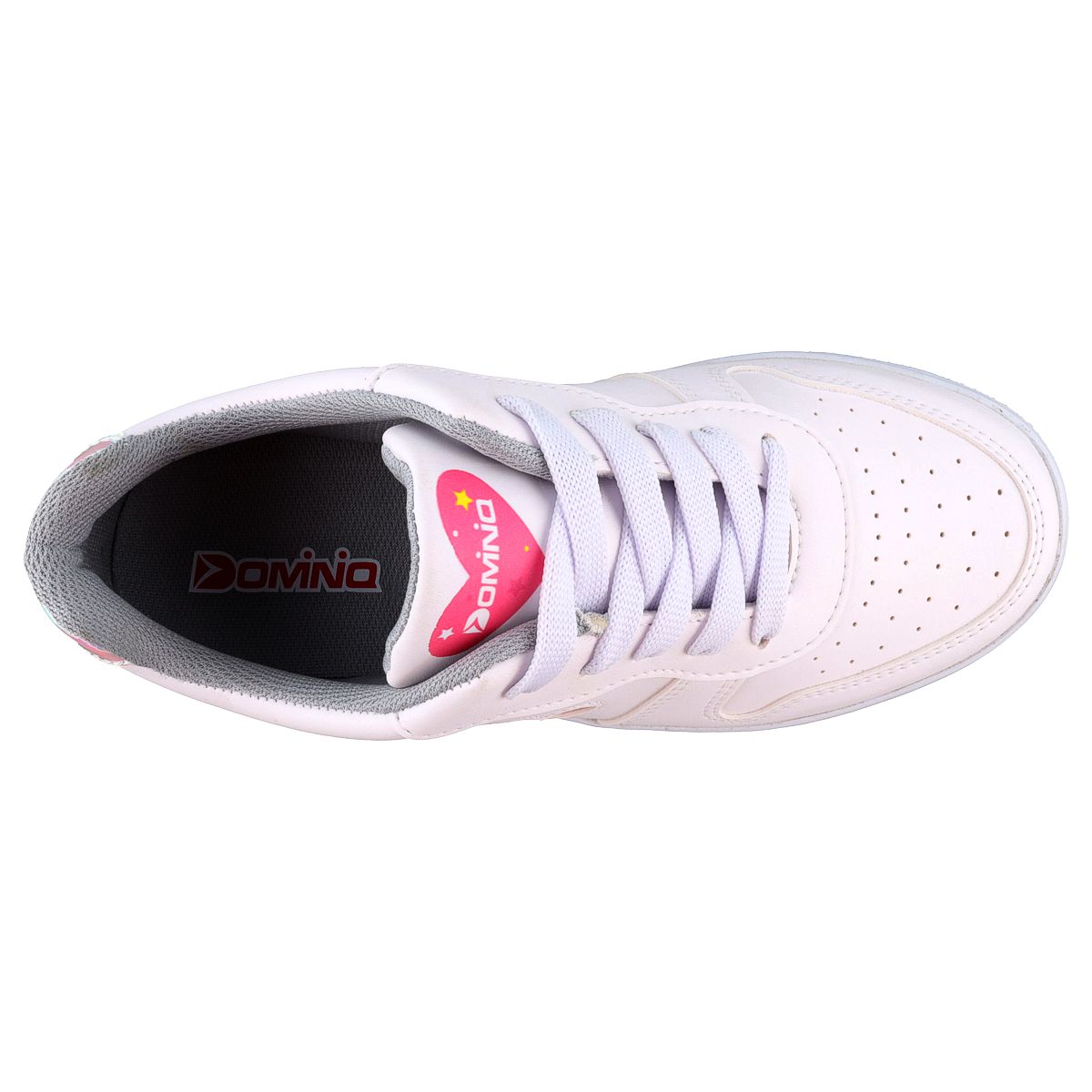 Foto 5 pulgar | Tenis Casuales Dominiq 2467 Color Blanco/rosa Para Niña