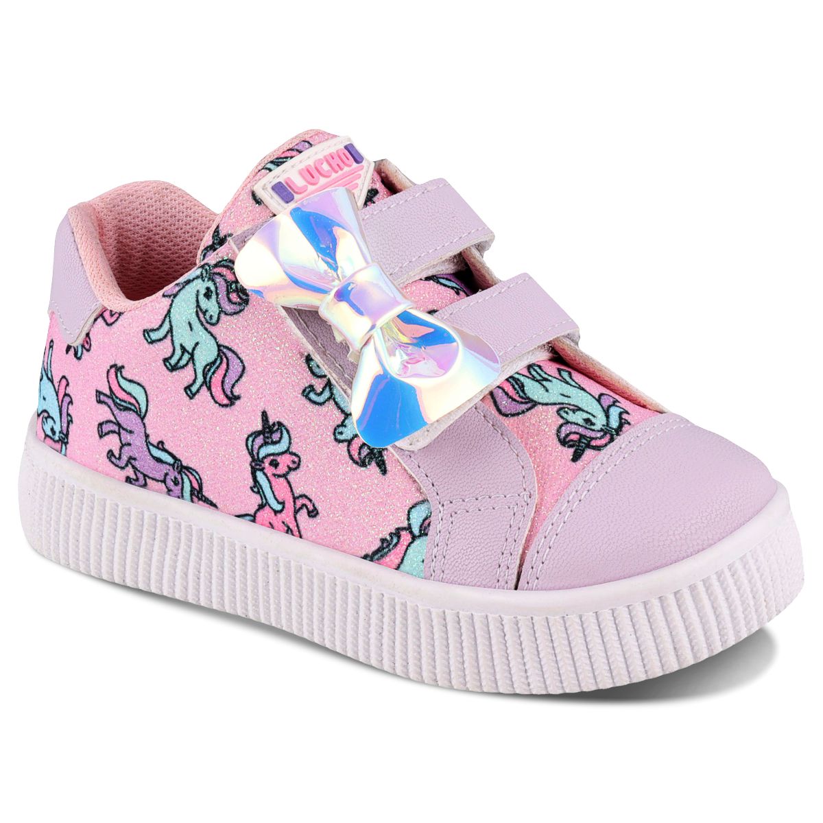 Tenis Casual Lucho 2038 Color Lila Para Niña