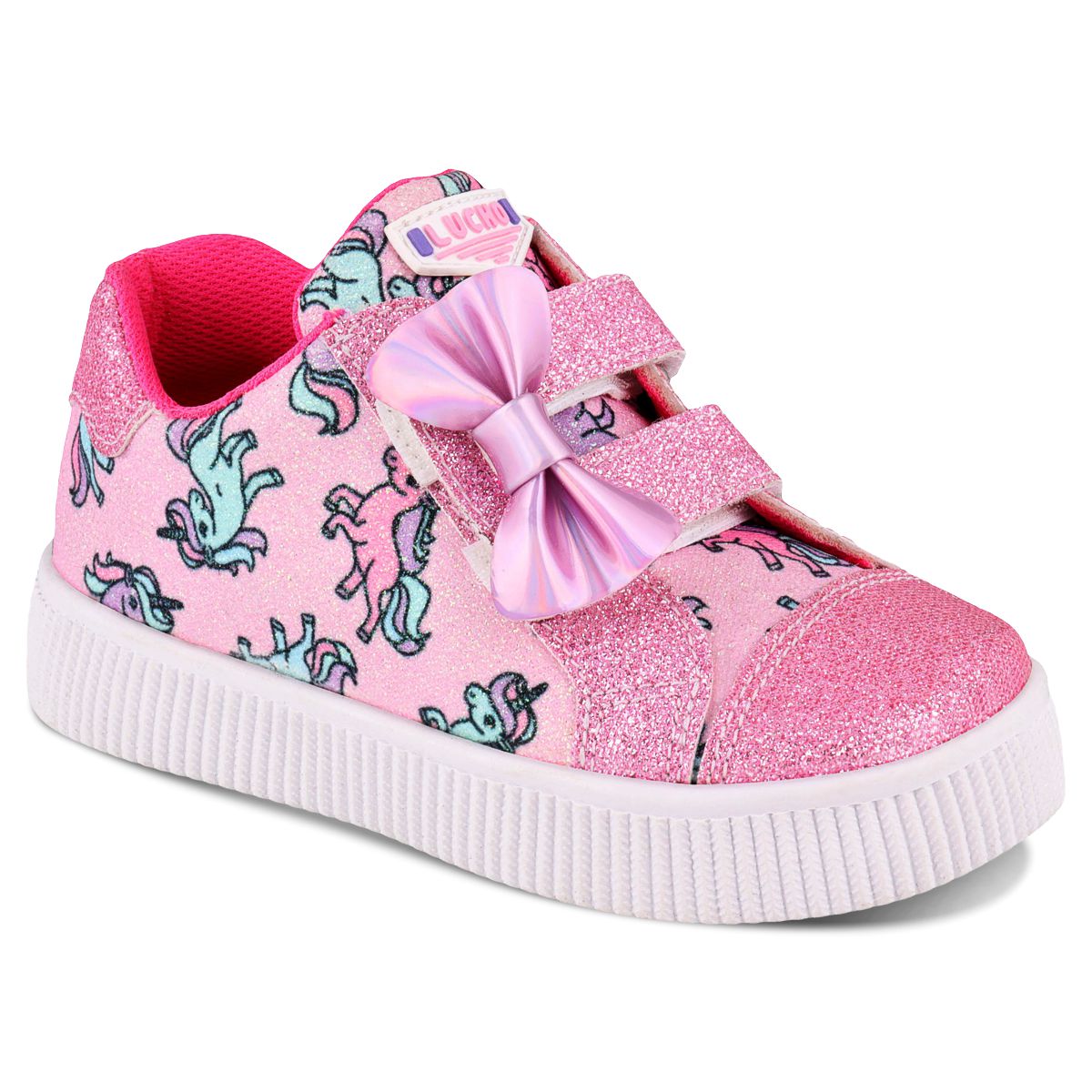 Tenis Casual Lucho 2038 Color Fiusha Para Niña