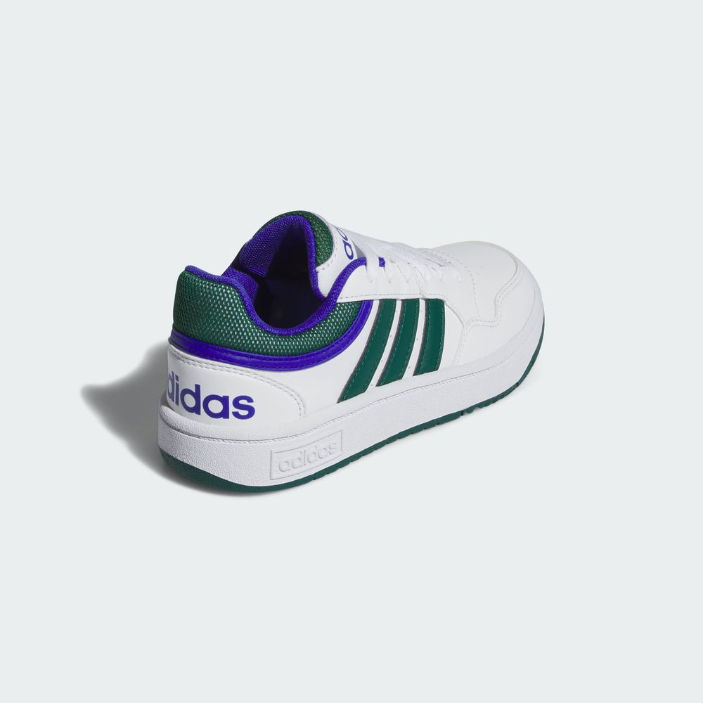 Foto 7 | Tenis Hoops Adidas Blanco Niños