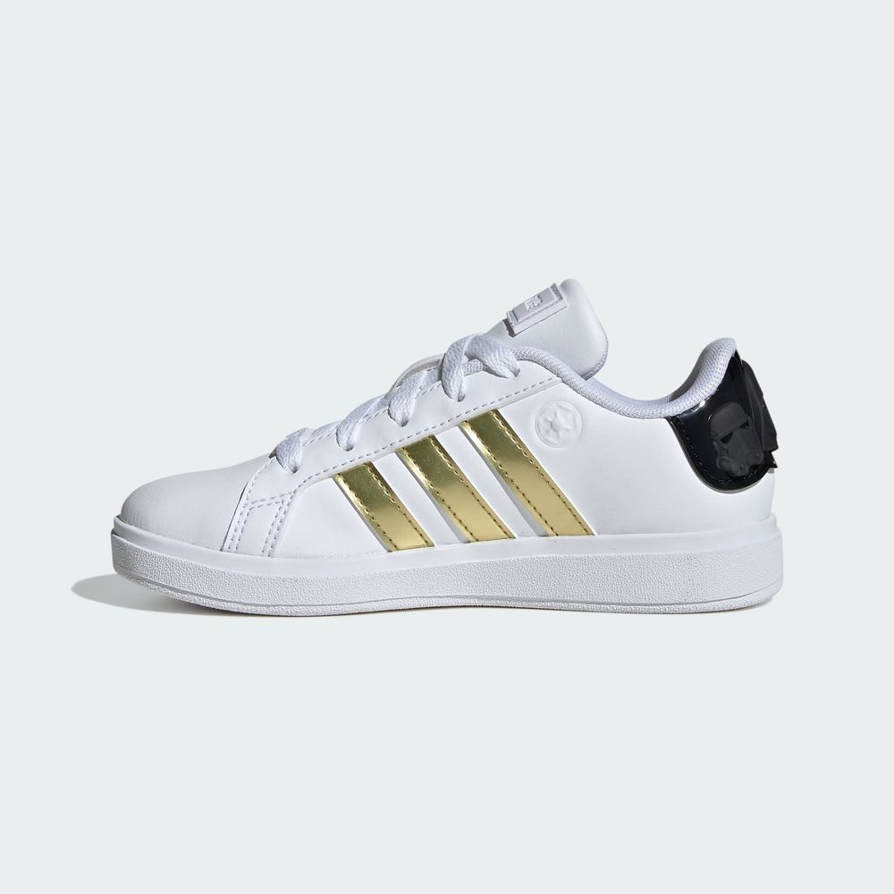 Foto 4 pulgar | Tenis Star Wars Grand Court 2.0 Kids Adidas Blanco Niños