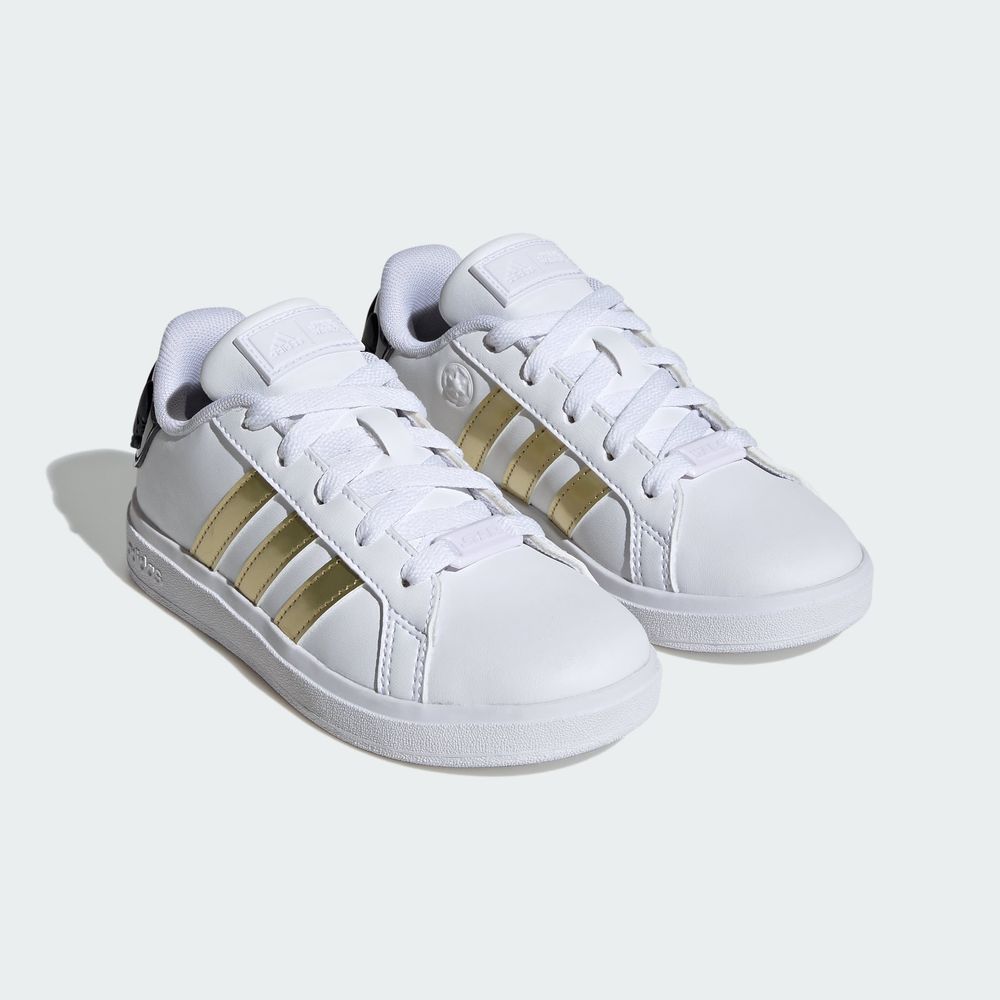 Foto 5 pulgar | Tenis Star Wars Grand Court 2.0 Kids Adidas Blanco Niños