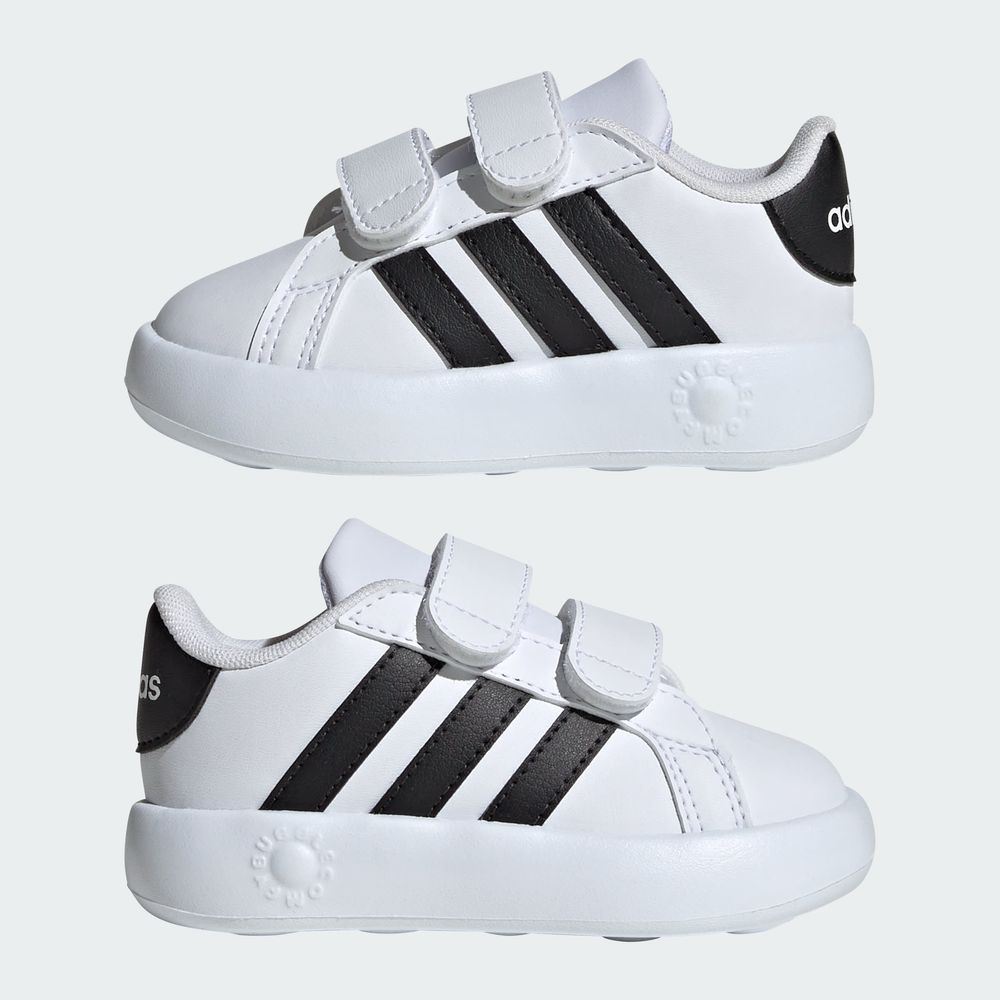 Foto 9 pulgar | Tenis Adidas Grand Court 2.0 Para Bebé Adidas Blanco Niños