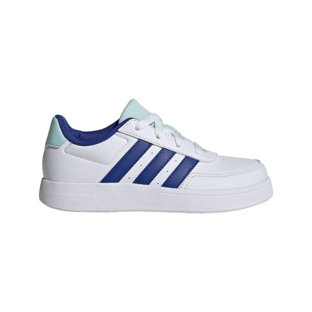 Tenis Breaknet Lifestyle Adidas Court Cordones Adidas Blanco Niños