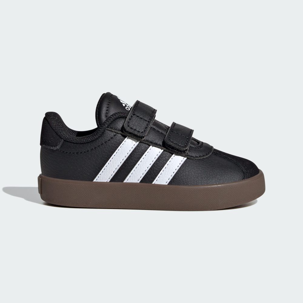 Foto 3 pulgar | Tenis Vl Court 3.0 Skateboarding Niños Adidas Negro Niños