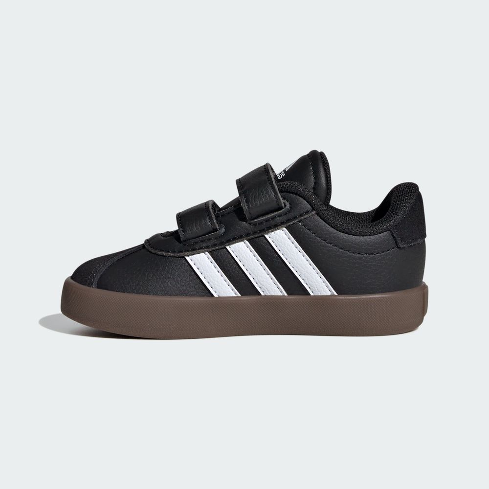 Foto 4 pulgar | Tenis Vl Court 3.0 Skateboarding Niños Adidas Negro Niños