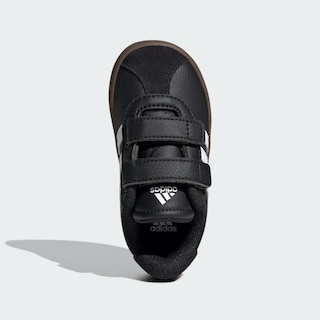 Foto 4 | Tenis Vl Court 3.0 Skateboarding Niños Adidas Negro Niños