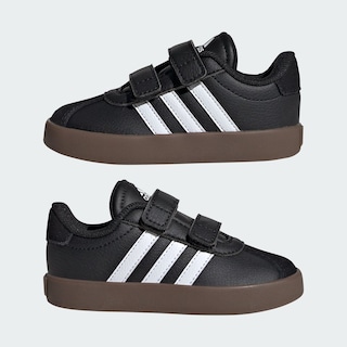 Foto 8 | Tenis Vl Court 3.0 Skateboarding Niños Adidas Negro Niños