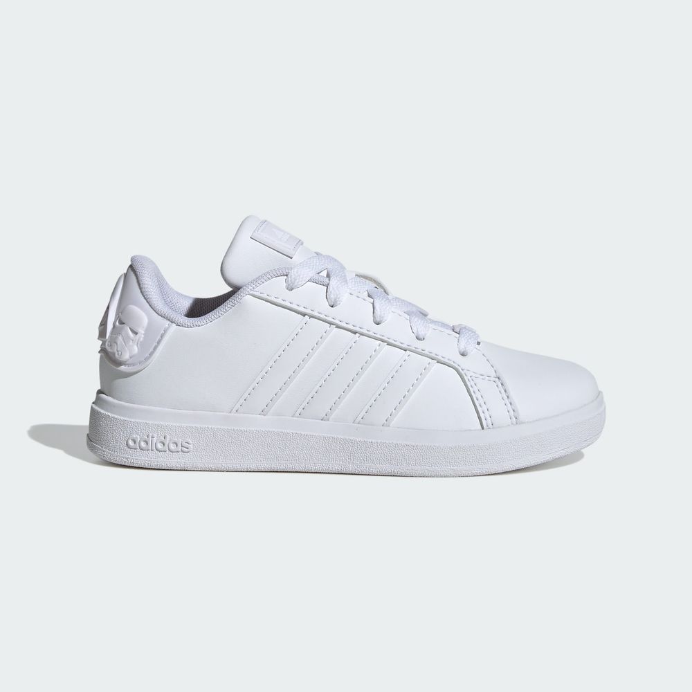 Foto 2 | Tenis Star Wars Grand Court 2.0 Kids Adidas Blanco Niños