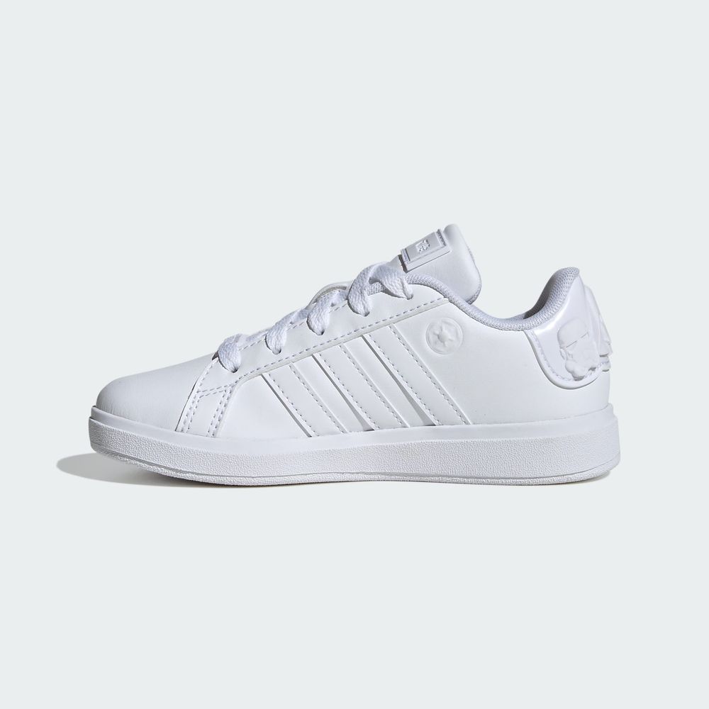 Foto 3 | Tenis Star Wars Grand Court 2.0 Kids Adidas Blanco Niños