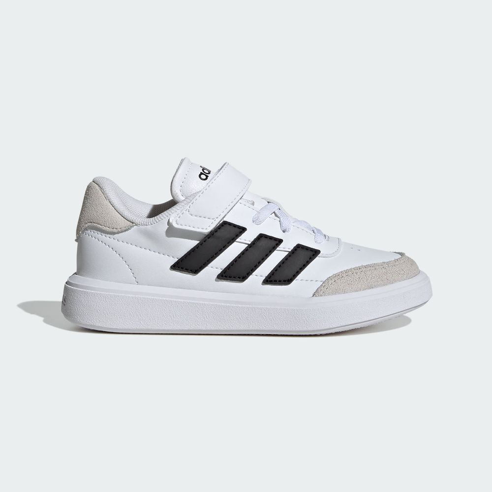 Foto 3 pulgar | Tenis Courtblock Adidas Blanco Niños