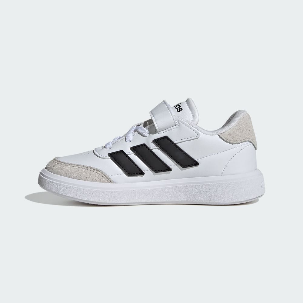 Foto 4 pulgar | Tenis Courtblock Adidas Blanco Niños