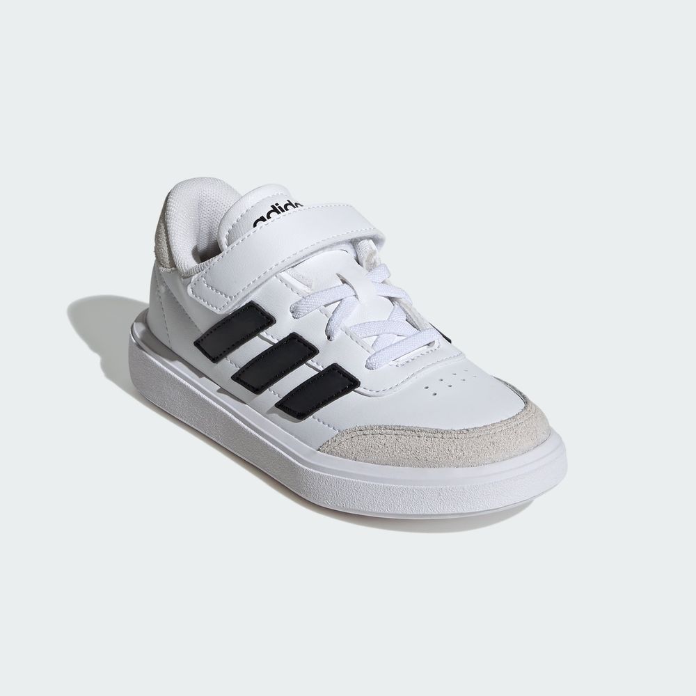 Foto 7 pulgar | Tenis Courtblock Adidas Blanco Niños