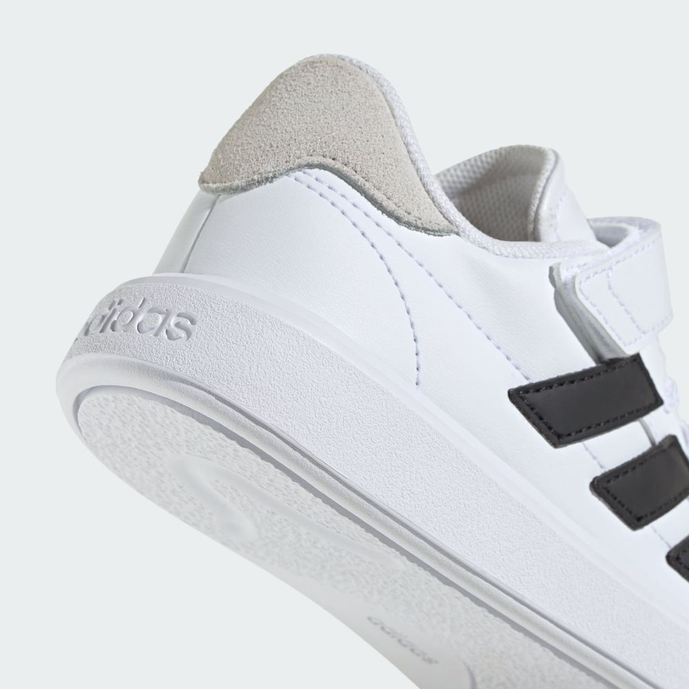 Foto 9 pulgar | Tenis Courtblock Adidas Blanco Niños