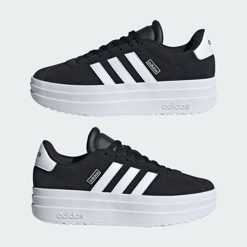 Foto 9 pulgar | Tenis Adidas Vl Court Bold Kids  Negros para Niños