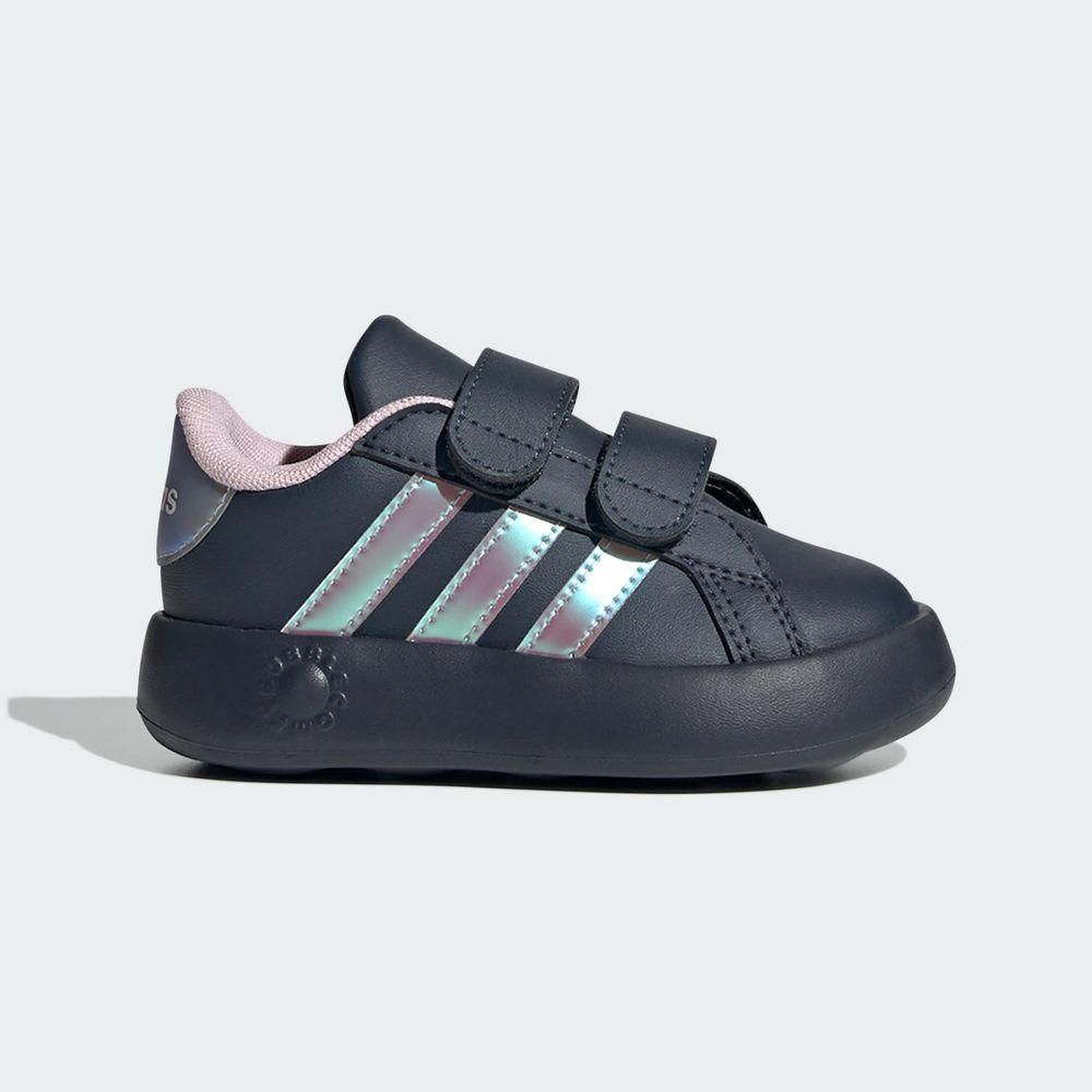 Foto 3 pulgar | Tenis Adidas Grand Court 2.0 Kids Adidas Azul Niños