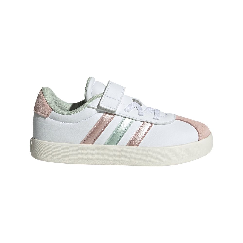 Foto 1 | Tenis Vl Court 3.0 Skateboarding Niños Adidas Blanco Niños