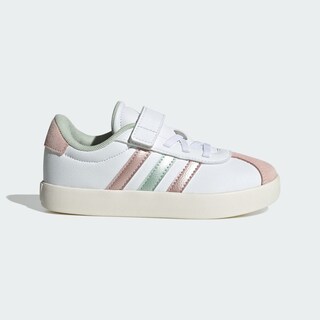 Foto 2 | Tenis Vl Court 3.0 Skateboarding Niños Adidas Blanco Niños